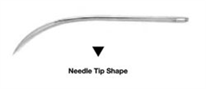 Post Mortem Half Curved Cutting Edge Needle, No. 1/0